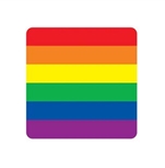 סט תחתיות לספלים בצבעי הקשת