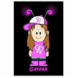 מגנט Gaydar Girl