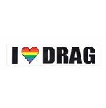 סטיקר I LOVE DRAG