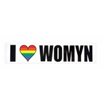 סטיקר I LOVE WOMYN